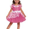 Trang Disney Official Deluxe Pink Minnie Mouse Costume Váy đầm hóa Trẻ em Cái Điện ảnh 250 g