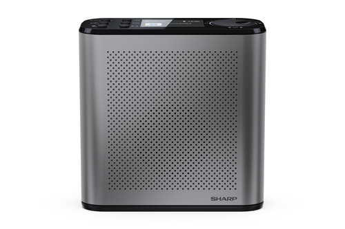 Radio Sharp Osaka Xách tay Kỹ thuật số màu xám