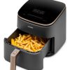 Nồi chiên Cosori Turbo Blaze Chef Edition Đơn 6 L Độc lập 1725 W Nồi chiên không dầu màu đen, Vàng hồng