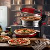 Máy làm pizza & lò nướng Ariete 0927/00 2 bánh pizza 2300 W màu đỏ