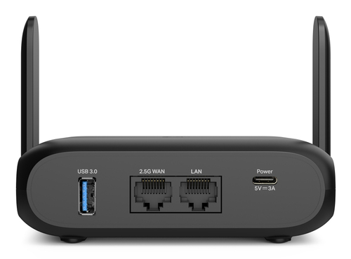 Bộ định tuyến không dây TP-Link BE3600 Wi-Fi 7 2.5 Gigabit Ethernet Băng tần kép (2.4 GHz / 5 GHz) màu đen