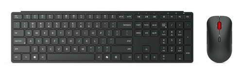Bàn phím Lenovo 4X31S04811 Kèm chuột Office RF Wireless + Bluetooth Tiếng Ucraina màu đen