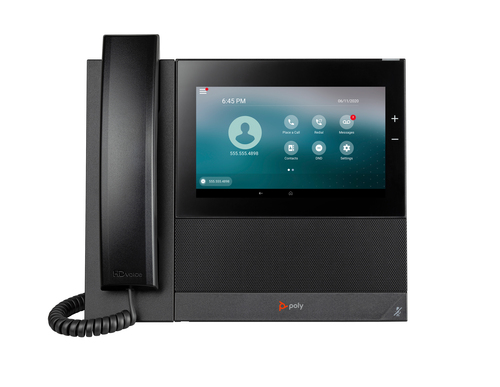 HP Poly Điện thoại đa phương tiện dành cho doanh nghiệp Poly CCX 600 có Open SIP và hỗ trợ PoE