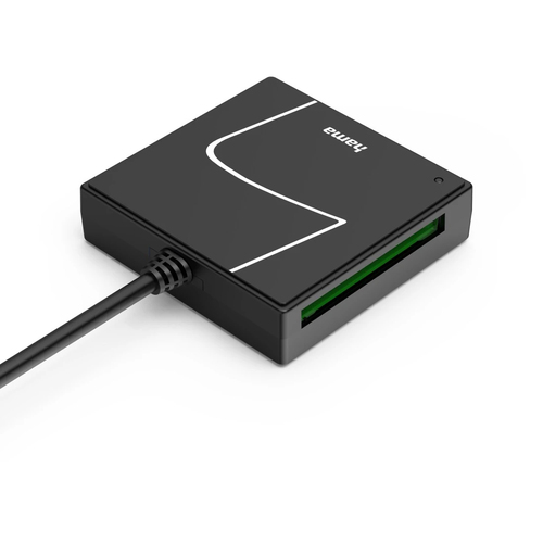 9dfae3c79a258dc2a7f05b07d05c10e262303111.jpg Đầu đọc thẻ Hama 00200148 USB 3.2 Gen 1 (3.1 Gen 1) Type-A/Type-C màu đen