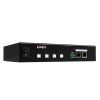 Đơn vị phân phối điện (PDU) Lindy 32622 4 ổ cắm AC 1U màu đen