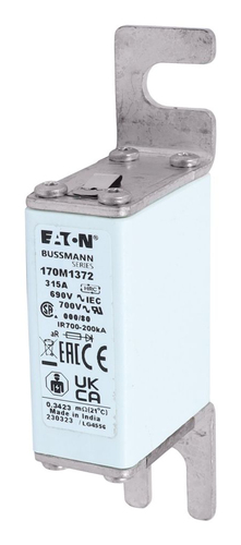 Cầu chì an toàn Eaton 170M1372 Điện áp cao 315 A