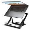 Axagon STND-LAB Laptop-Ständer, höhenverstellbar, faltbar, Aluminium Giá đỡ máy tính xách tay & máy tính bảng màu đen 43,9 cm (17.3")