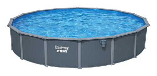 Hồ bơi nổi Bestway 561RP Hồ bơi gắn khung Vòng tròn 49200 L màu xám