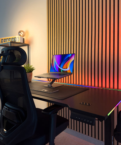 Bàn máy tính Alpha Gamer Zorya màu trắng