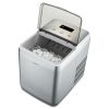 Dụng cụ làm đá viên MEDION MD 11950 Máy làm đá viên tích hợp/độc lập 15 kg/24h màu xanh lơ, màu xám, Bằng kim loại