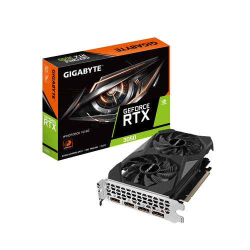 Card đồ họa GIGABYTE GeForce RTX 3050 WINDFORCE V2 6G NVIDIA 6 GB GDDR6