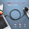 Cáp USB Axagon BUCM4X-CM05AB USB4 Gen 3x2 0,5 m USB C 40 Gbit/s 240 W màu đen