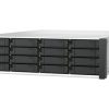 Máy chủ lưu trữ QNAP ES1686dc R2 NAS Rack (3U) Intel® Xeon® D D-2142IT 64 GB DDR4 0 TB QNAP QES màu đen, màu xám