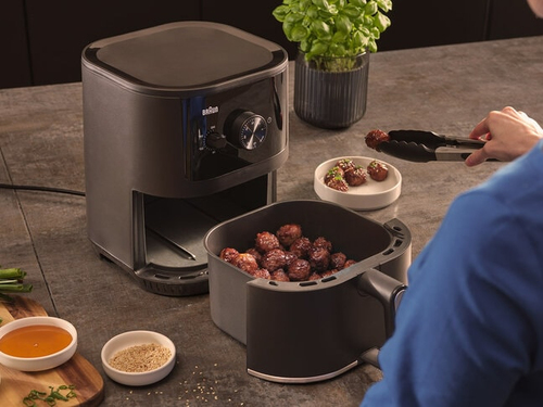 Nồi chiên Braun Multi Fry 3 Đơn 4,3 L Độc lập 1500 W Nồi chiên không dầu màu đen