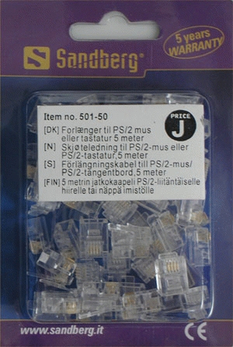 a691840739c79fc039787f7b6184b954df886a95.jpg Đầu nối dây điện Sandberg Kit: RJ11 Plugs, 50 pcs.