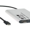 Bộ chuyển đổi cáp video Eaton U444-2H-DL 0,3 m USB Type-C HDMI Bạc