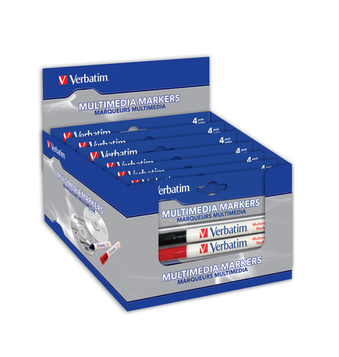 Bút viết trên mọi bề mặt Verbatim Multi Media Markers in Retail Box