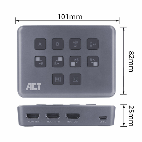 Bộ chuyển mạch video ACT AC7610 HDMI