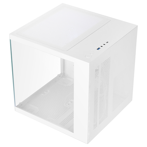 Vỏ máy tính (Case) Mars Gaming MC-CUBEW Mini Tower màu trắng