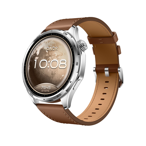 Đồng hồ thông minh Honor Watch 6 3,71 cm (1.46") AMOLED 46 mm Kỹ thuật số 464 x 464 pixels Màn hình cảm ứng màu nâu GPS