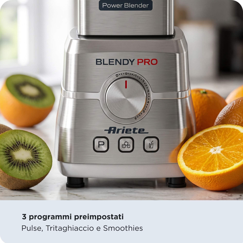 Máy xay sinh tố Ariete 00C057740AR0 2 L Máy xay đặt bàn 1500 W Thép không gỉ