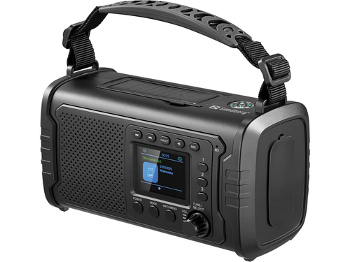Radio Sandberg 421-38 Xách tay Analog & số màu đen