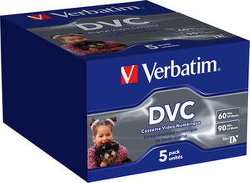 Băng từ cassette Verbatim Digital Video Cassette 60 Min 5 Pack Băng video cassette 5 chiếc