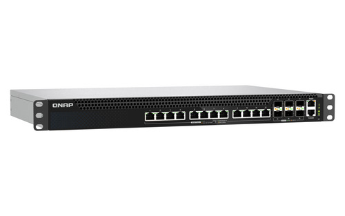 ab8e4ce1b0aef664578e29ec7fb608602f00f24d.jpg Chuyển mạng QNAP QSW-M5218P-6F12T Quản lý L3 10G Ethernet (100/1000/10000) Hỗ trợ Power over Ethernet (PoE) 1U màu đen