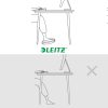 Đồ kê chân Leitz Ergo màu xám