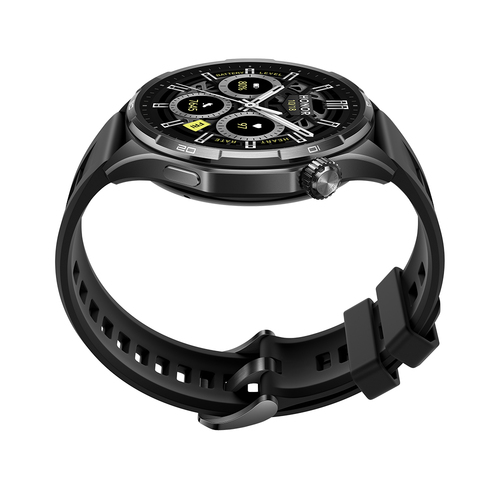 ace0acbd179825cabe84d4a8b36e190865195839.jpg Đồng hồ thông minh Honor Watch 6 3,71 cm (1.46") AMOLED 46 mm Kỹ thuật số 464 x 464 pixels Màn hình cảm ứng màu đen GPS