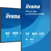 acf60ef6a2b3b16d29bcde89af66711f6f1af8eb.jpg Màn hình hiển thị iiyama LH5566UHSB-B1AG Màn hình chỉ dẫn kỹ thuật số 139,7 cm (55") LCD Wi-Fi 800 cd/m² 4K Ultra HD màu đen Bộ xử lý được tích hợp Android 24/7