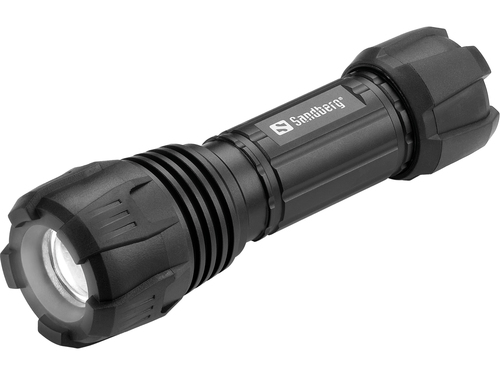 Sandberg Survivor Torch for AAA battery màu đen Đèn pin cầm tay LED