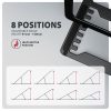 Axagon STND-LAB Laptop-Ständer, höhenverstellbar, faltbar, Aluminium Giá đỡ máy tính xách tay & máy tính bảng màu đen 43,9 cm (17.3")