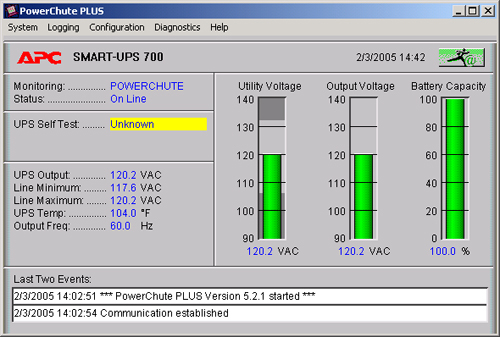Phần mềm tiện ích PC APC AP9004 PC utility software