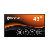 Màn hình hiển thị AG Neovo PD4302 Màn hình chỉ dẫn kỹ thuật số 109,2 cm (43") LCD 1000 cd/m² 4K Ultra HD màu đen 24/7