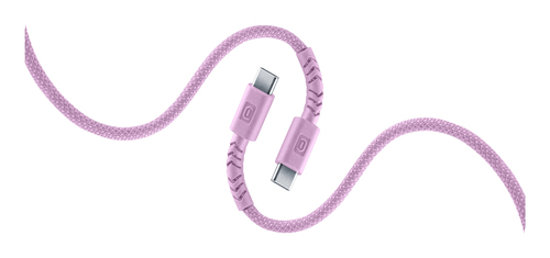 Cáp Cellularline USBDATAUBRC2C15P USB 1,5 m USB C 60 W màu hồng
