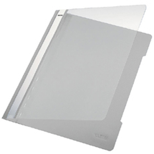 Bìa báo cáo Leitz Standard Plastic File Grey A4 PVC (25) màu xám