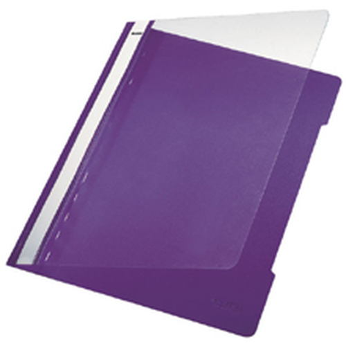 Bìa báo cáo Leitz Standard Plastic File A4 PVC Violet (25) màu tím violet