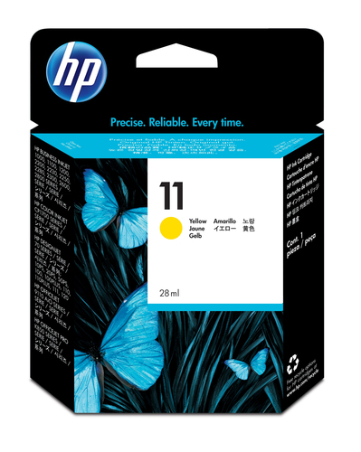 Hộp mực in phun HP 11 1 chiếc chính hãng Standard Yield màu vàng