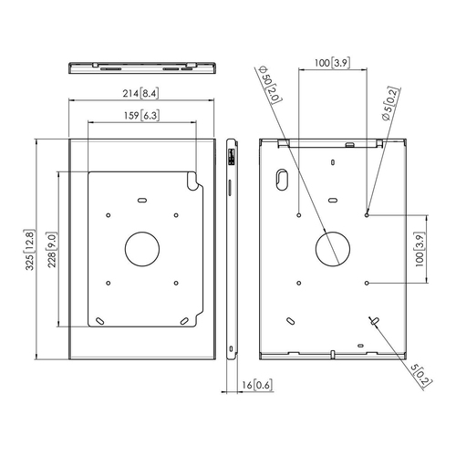 Chân đế chống trộm máy tính bảng Vogel's PTS 1250 Bạc 27,7 cm (10.9")