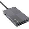 Đầu đọc thẻ InLine 66772F USB màu xám