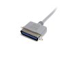 Cáp song song StarTech.com 10 ft. Parallel Printer Cable màu xám 3,05 m