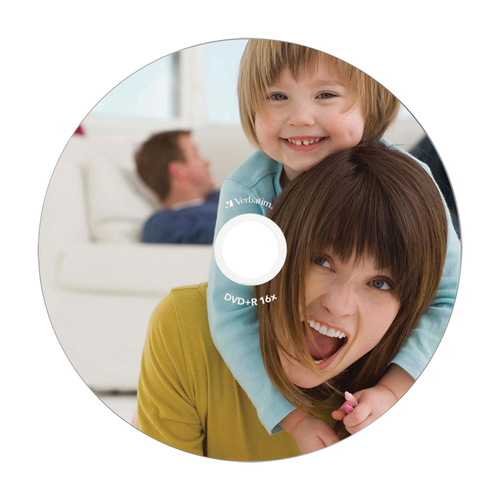 DVD trắng Verbatim DVD+R Wide Inkjet Printable ID Brand 4,7 GB 25 chiếc