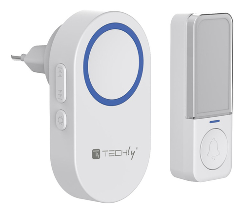 Bộ chuông cửa Techly I-BELL-RING05 màu trắng