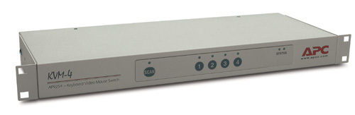 Bộ chuyển mạch KVM APC KVM Switch 4 Port KVM switches Lắp giá