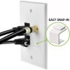 Phụ Kiện Mô-đun Keystone Techly IWP-MD TP-WHT keystone module accessory
