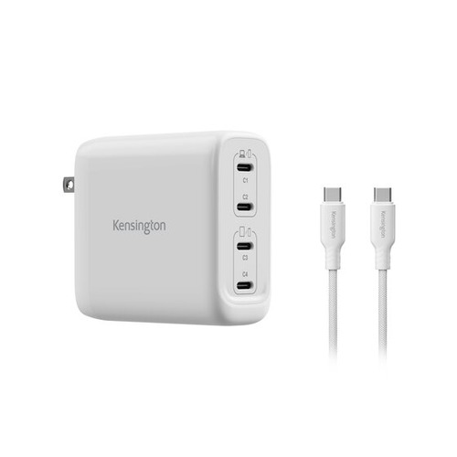 Cáp USB Kensington K32304WW USB 2.0 2 m USB C 240 W màu trắng