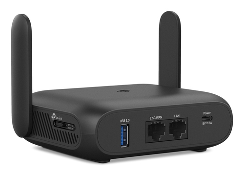 Bộ định tuyến không dây TP-Link BE3600 Wi-Fi 7 2.5 Gigabit Ethernet Băng tần kép (2.4 GHz / 5 GHz) màu đen