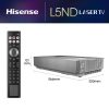 Tivi màn ảnh rộng Hisense 120L5ND Máy chiếu siêu gần 2700 ANSI lumens DLP UHD 4K (3840x2160) màu đen, Bạc Hỗ trợ 3D