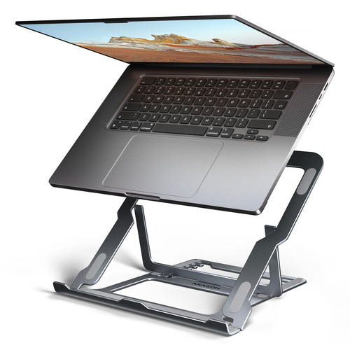 Axagon STND-LAG Laptop-Ständer, höhenverstellbar, faltbar, Aluminium Giá đỡ máy tính xách tay & máy tính bảng màu xám 43,9 cm (17.3")